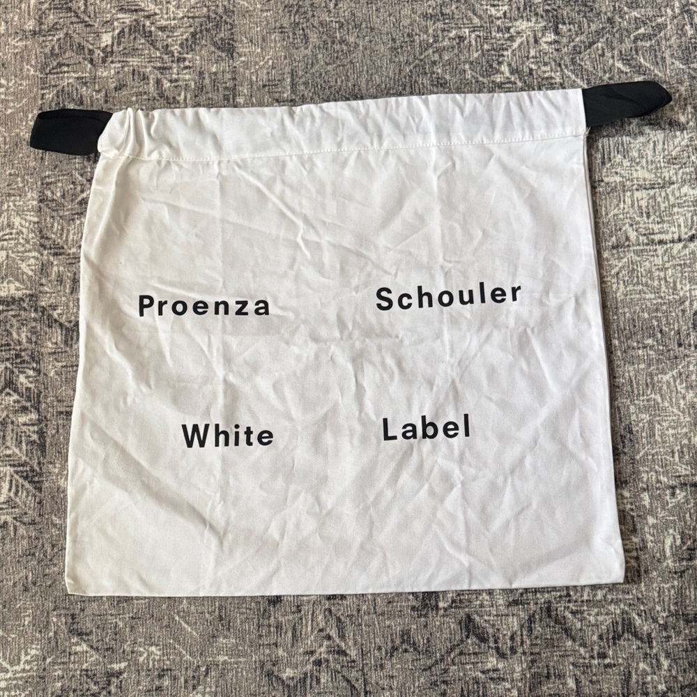 Proenza Schouler White and Black Dust Bag